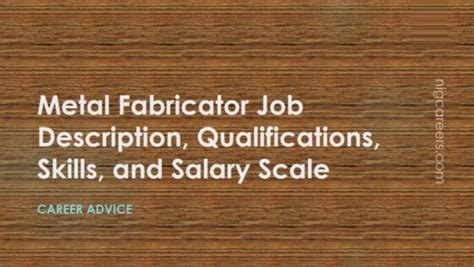 metal fabricator skills|fabricator duties and responsibilities.